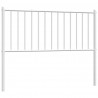 Cabeceira de cama 107 cm metal branco 2