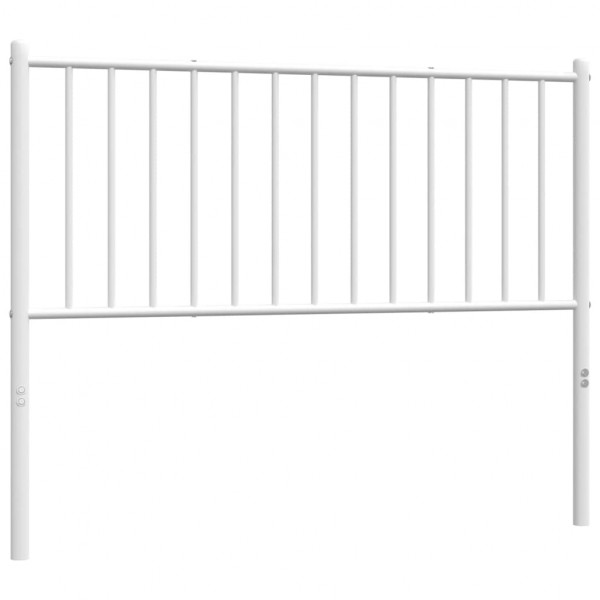 Cabeceira de cama 107 cm metal branco M 4