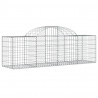 Cestos gabião arqueados 13pcs 200x50x60/80 cm ferro galvanizado 3