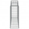 Cestos gabião arqueados 15 pcs 200x50x100/120 ferro galvanizado 5