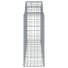 Cestas de gaviones 25 uds forma de arco hierro 200x50x100/120cm 5