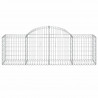Cestos gabião arqueados 12pcs 200x50x60/80 cm ferro galvanizado 4
