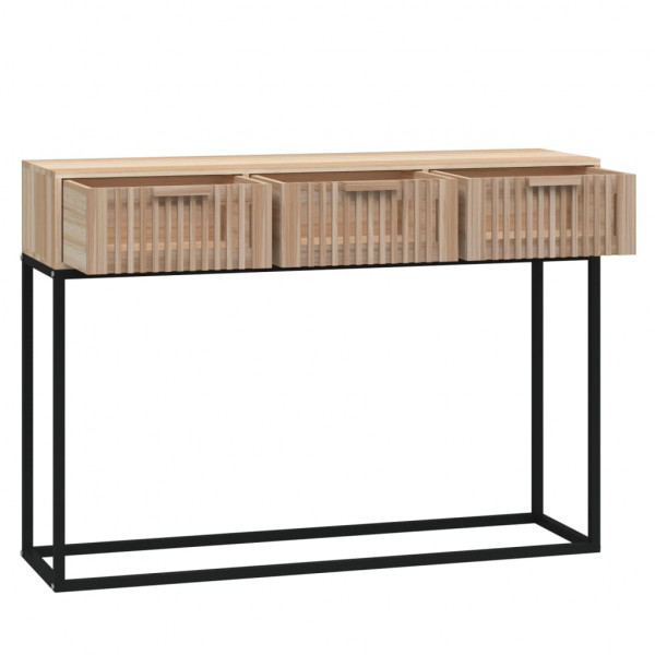 Mesa consola 105x30x75 cm derivados de madeira e ferro M 5
