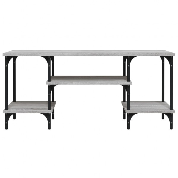 Mueble de TV madera contrachapada gris Sonoma 102x35x45.5 cm M 5