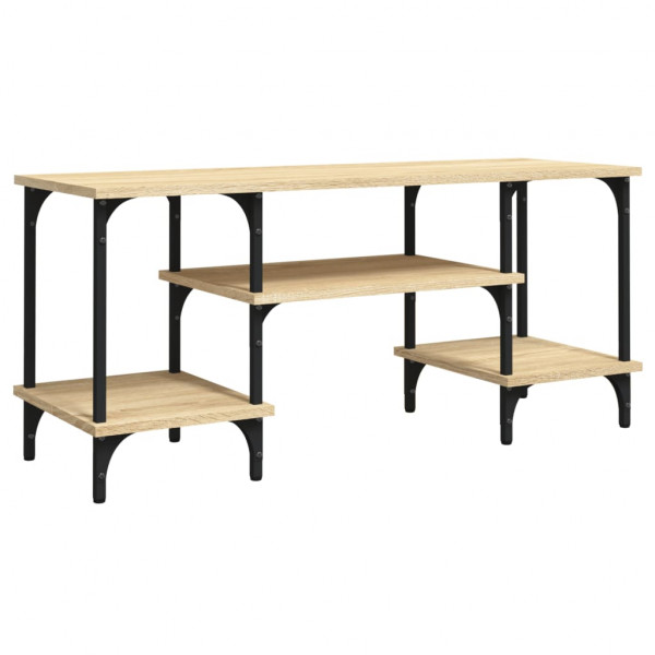 Mueble de TV madera contrachapada roble Sonoma 102x35x45.5 cm M 2