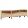 Mueble de TV madera contrachapada roble Sonoma 150x30x44.5 cm 2