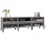 Mueble para TV madera contrachapada gris Sonoma 150x30x44.5 cm 5