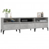 Mueble de TV madera contrachapada gris hormigón 150x30x44.5 cm 4