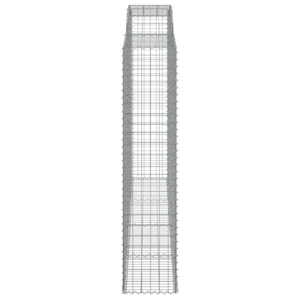Cestos gabião arqueados 3pcs 300x50x220/240cm ferro galvanizado M 5