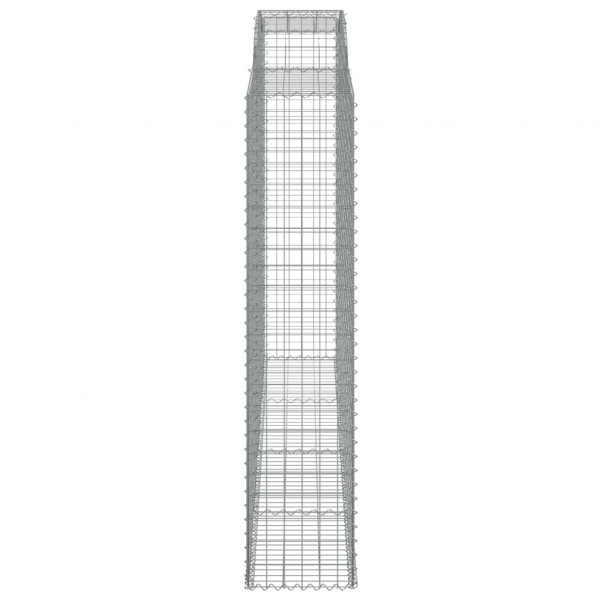 Cestas de gaviones 7 uds forma de arco hierro 300x50x220/240 cm M 5