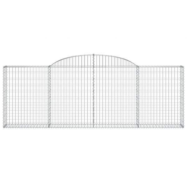 Cestos gabião arqueados 13pcs 300x30x100/120 ferro galvanizado M 4