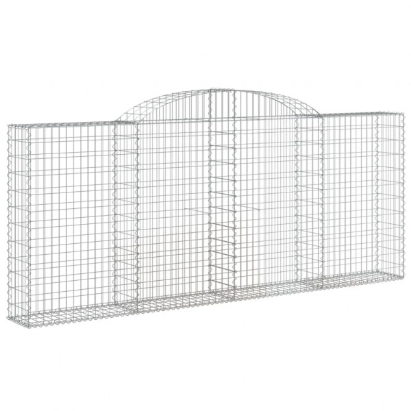 Cestos gabião arqueados 20 pcs 300x30x120/140 ferro galvanizado M 3