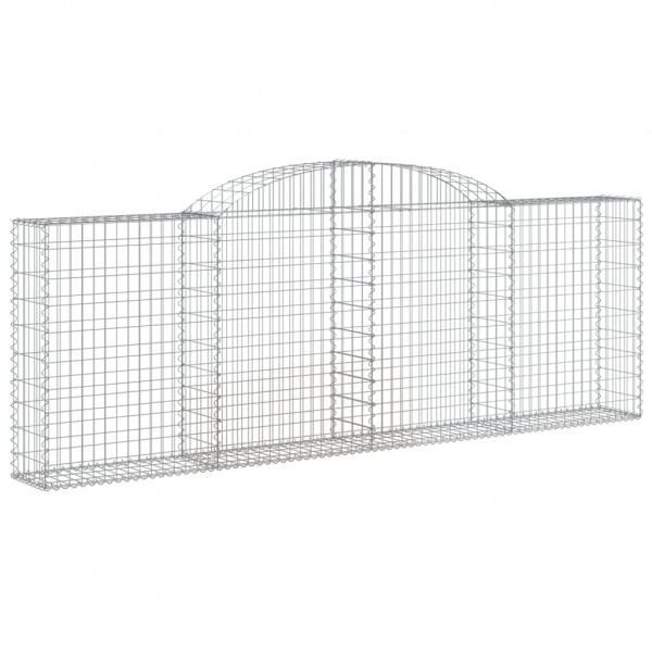 Cestos gabião arqueados 10 pcs 300x30x100/120 ferro galvanizado M 3