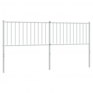 Cabeceira de cama 180 cm metal branco H