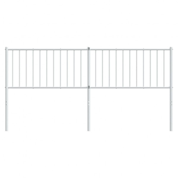 Cabecero de metal blanco 180 cm M 3