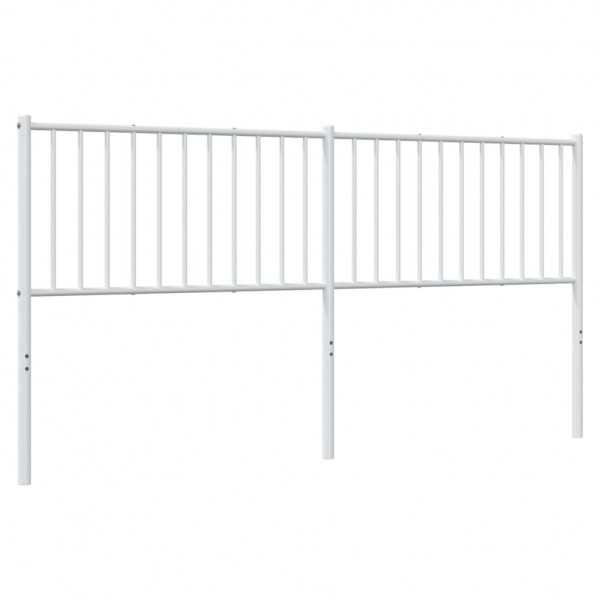 Cabeceira de cama 180 cm metal branco M 5
