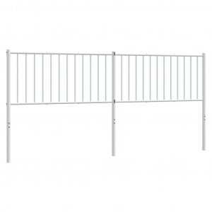 Cabeceira de cama 193 cm metal branco H