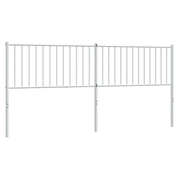 Cabeceira de cama 193 cm metal branco M 2