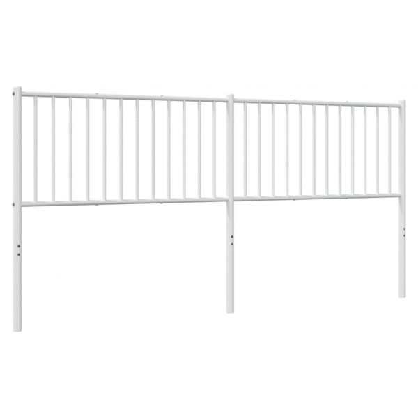 Cabeceira de cama 193 cm metal branco M 5