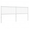 Cabecero de metal blanco 193 cm 5