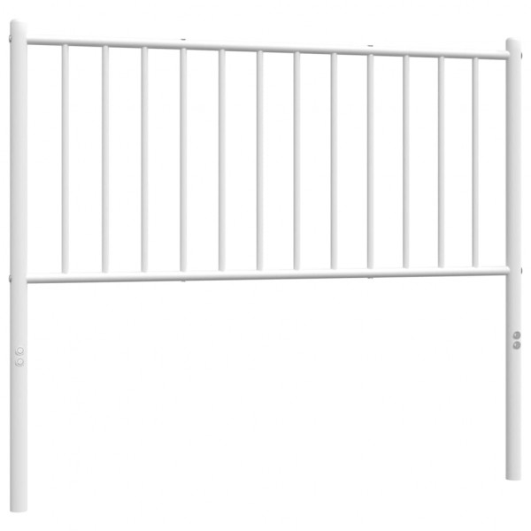 Cabeceira de cama 100 cm metal branco M 4