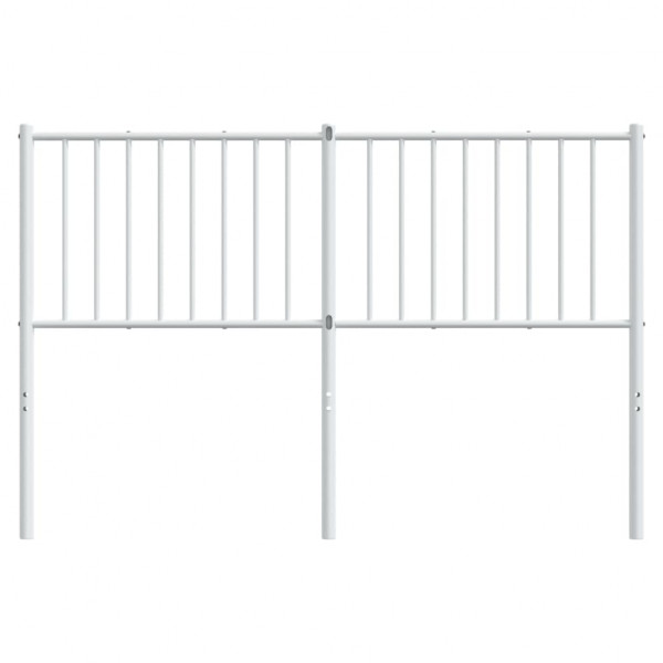 Cabeceira de cama 135 cm metal branco M 3