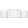 Cestos gabião arqueados 10pcs 300x50x80/100cm ferro galvanizado 4