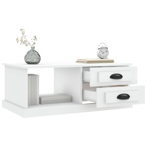 Mesa de centro 90x50x35 cm derivados de madeira branco M 5