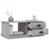 Mesa de centro madera contrachapada gris Sonoma 90x50x35 cm 5