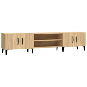 Mueble para TV madera contrachapada roble Sonoma 180x31.5x40 cm H