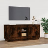 Mueble para TV madera contrachapada roble ahumado 102x35x45 cm 1