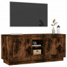 Mueble para TV madera contrachapada roble ahumado 102x35x45 cm 4