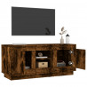 Mueble para TV madera contrachapada roble ahumado 102x35x45 cm 5