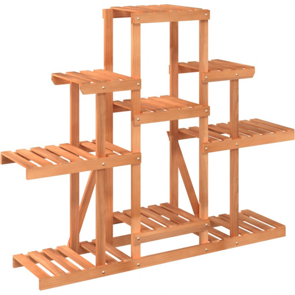 Soporte para flores madera maciza abeto 110x25x96 cm M 2