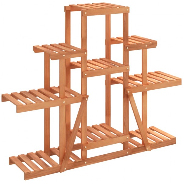 Suporte de plantas 110x25x96 cm madeira de abeto maciça M 4