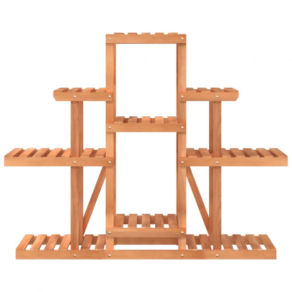 Soporte para flores madera maciza abeto 110x25x96 cm M 5