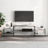 Mueble para TV madera contrachapada gris Sonoma 197x35x52 cm 3