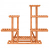 Soporte para flores madera maciza de abeto 95x25x96 cm 4