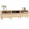 Mueble de TV madera contrachapada roble Sonoma 150x30x44.5 cm 4