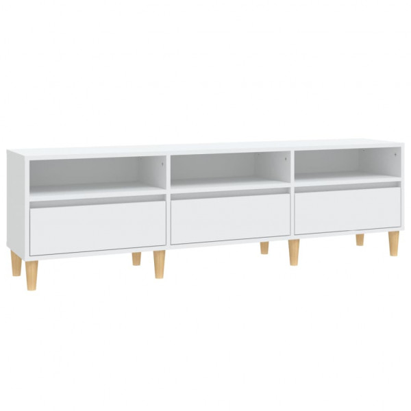 Móvel de TV 150x30x44.5 cm derivados de madeira branco M 2