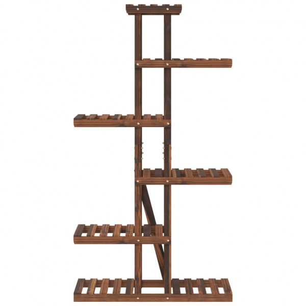 Suporte de plantas 75x25x140.5 cm madeira de abeto maciça M 4