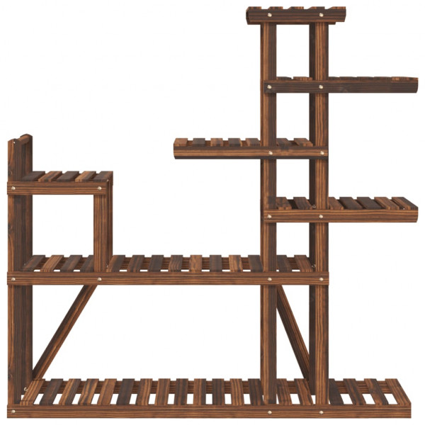 Soporte para flores de madera maciza abeto 110x25x111 cm M 4