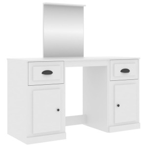 Toucador com espelho 130x50x132.5 cm cor branco H