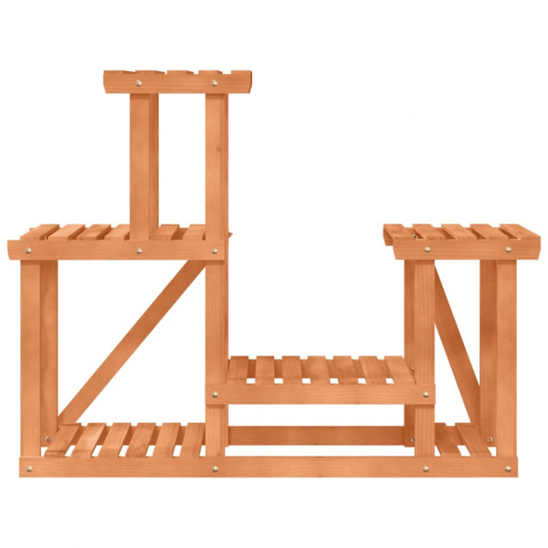 Soporte para flores madera maciza de abeto 90x25x73.5 cm M 4