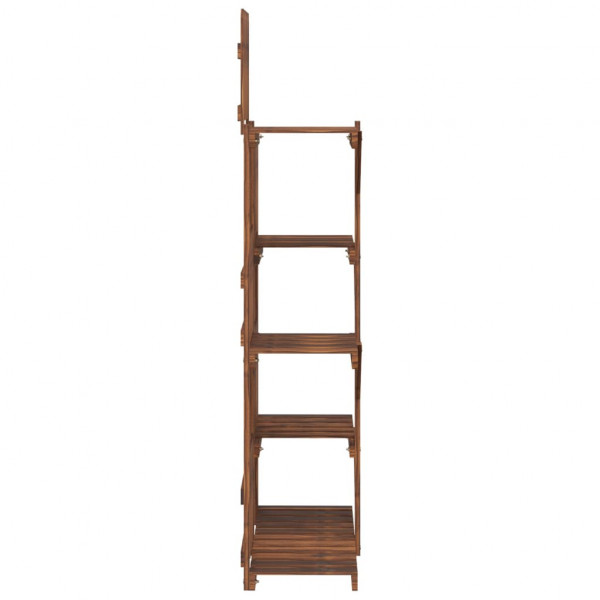 Soporte para flores madera maciza de abeto 60x25x130 cm M 5