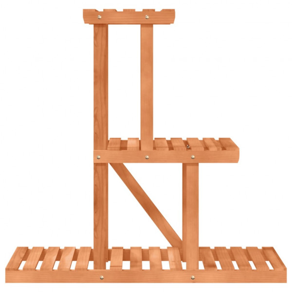 Soporte para flores de madera maciza abeto 81x25x75.5 cm M 4