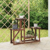 Suporte de plantas 90x25x73.5 cm madeira de abeto maciça 1
