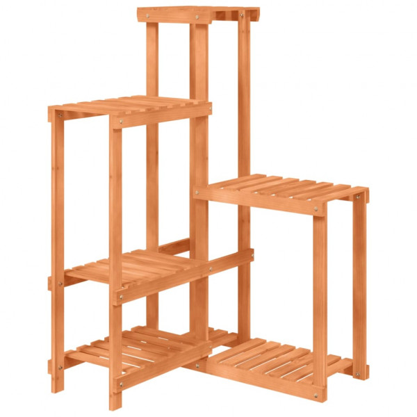 Soporte para flores de madera maciza abeto 62.5x61.5x101.5 cm M 2