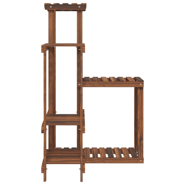 Soporte para flores de madera maciza abeto 62.5x61.5x101.5 cm M 5