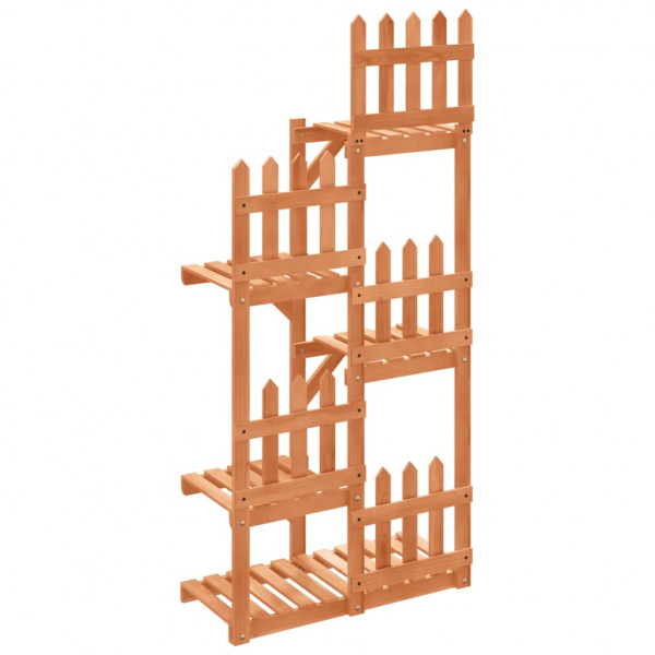 Suporte de plantas 60x25x130 cm madeira de abeto maciça M 2